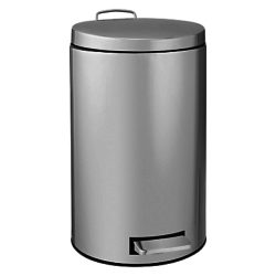 Brabantia MotionControl Pedal Bin, Brilliant Steel, 12L